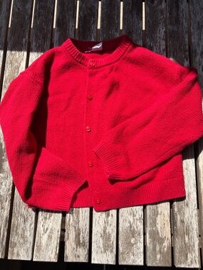 GAP Red Kids Cardigan Sweater